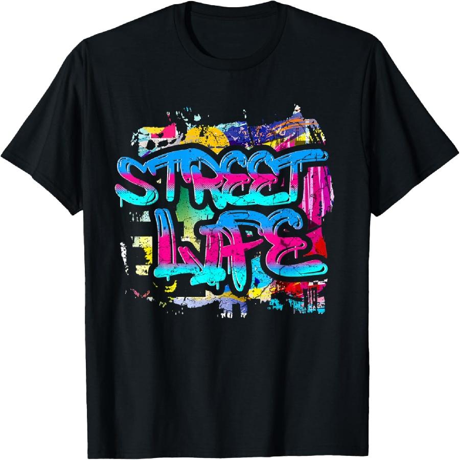Graffiti Urban Street Art Life T-Shirt XXXXXL чёрный