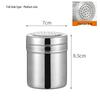 Stainless Steel Spice & Toothpick Holder Set – Food Grade Seasoning Jar & Pepper Container.