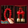 Pack of 2 Easy to Install Festival Decorations for Chinese New Year Velvety Cotton Materials Multiple Scene Hanging Ornament