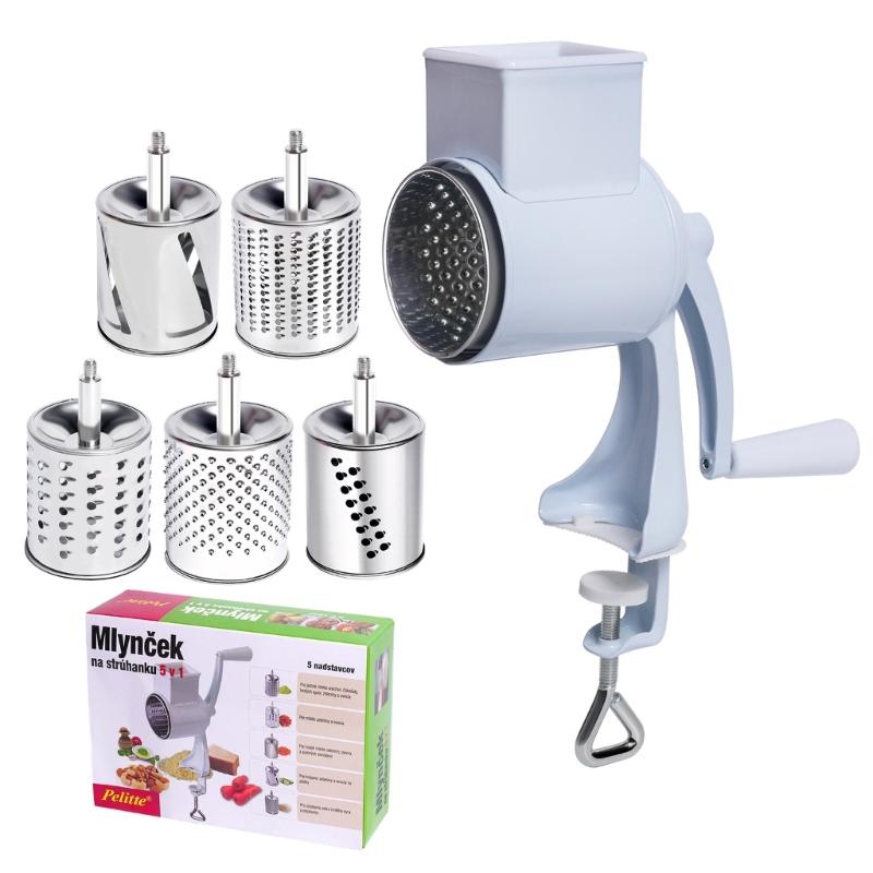

Metal twirling Cheese Processor With 5 Separate Plates For Different Texture Creation In Cooking 1 светло-синий