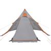 Tipi Camping Tent for 5 Persons Gray Waterproof