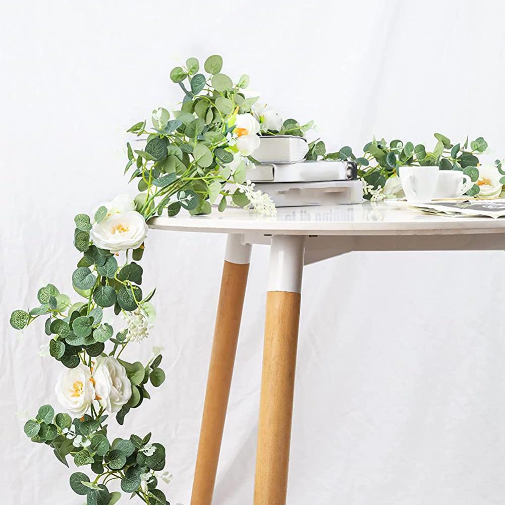 Artificial Flower Arrangements Artificial Eucalyptus Flower Garland Artificial Plant Charming Addition To Decor