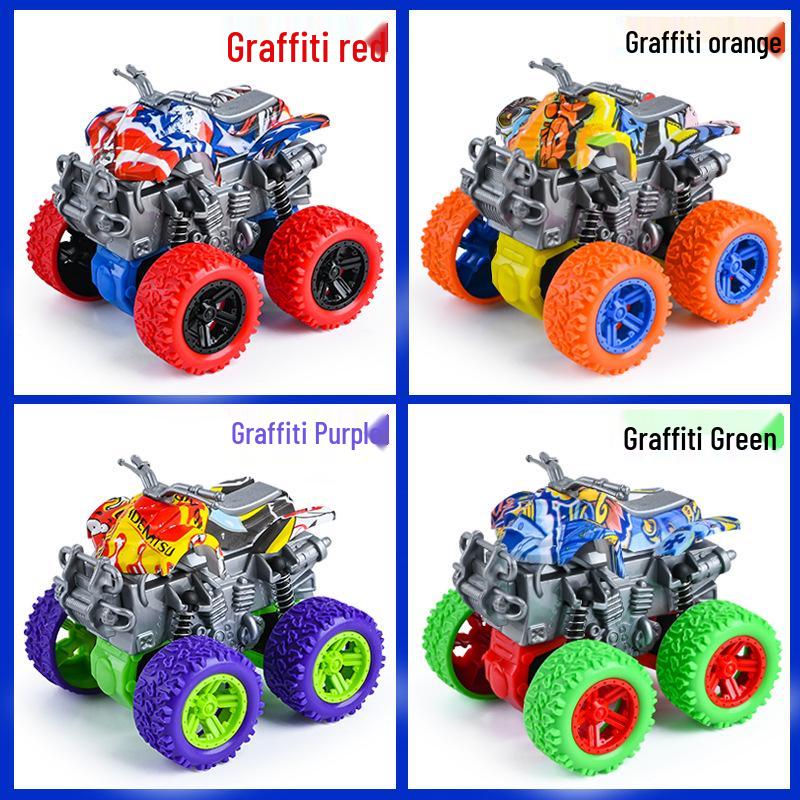 TikTok Influencer Stunt Off-Road Toy Car: Inertia-Driven Four-Wheel Drive Children's Gift