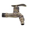 Vintage Bibcock Faucet Bathroom Wall Mount Washing Machine Garden Hose Tap Spout