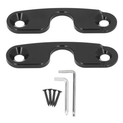 Upgraded Sun Visor Repair Kit Aluminum Alloy Heavy Duty Sunshade Mounting Clips for JK 2018 for JL JLU 2018 2023