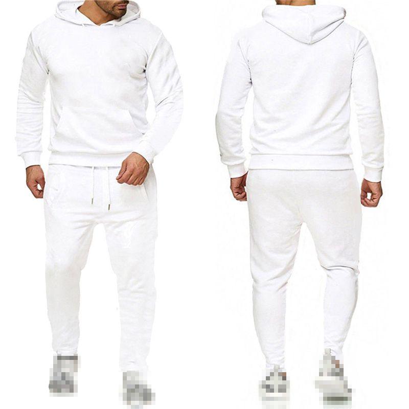 Immaculate Quality Mens Pullover Tracksuit Hoodie Jogging Bottoms Set With Stretch Fabric