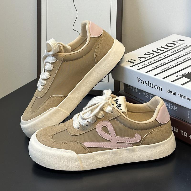 6 Low-top Casual Women's Spring New Round Head Shoes Versatile Style