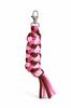 Hobby Horse Braided Rope Lead - Light Pink/Dark Pink/Brown
