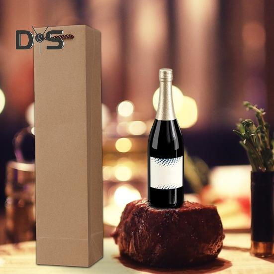 2 stk vingaveposer Gjenbrukbare spritposer Forsterket bunndesign Bryllupsfestjubileum Champagnevinposer med håndtak