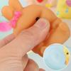Cartoon Vinyl Bunny Animal Squeezing And Calling Soft Plastic Water Toys Baby Bath Toys 6 Pieces
