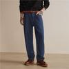 Giordano Men's Thickened Textured Loose Straight-Leg Jeans