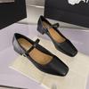 Mary Jane Shoes Girl 2025 Spring and Autumn New Korean Version French Temperament Fairy Late Evening Wind Thick Heel Women's Single Shoes