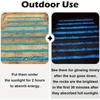 500 Pieces Luminous Blue Stones | Outdoor Garden Pathway Decor, Landscape Lighting for Potted Plants and Aquascapes, Made of Plastic