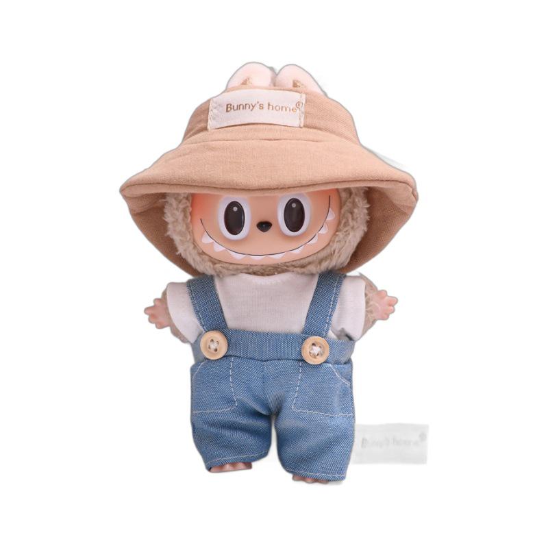 Pandantiv pălărie Labubu de 17 cm: Accesoriu vestimentar/Breloc/Amulet pentru geantă de umăr/Cană cu apă