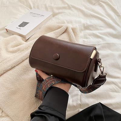 Retro Frühling kleine Tasche Damentasche Nische vielseitig Breitband Schulter Umhängetasche