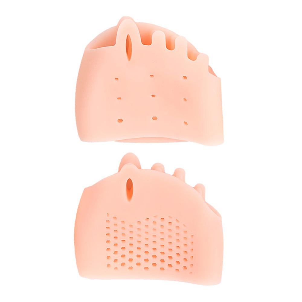 

Forefoot Pads Five Holes Honeycomb Toe Separator Pain Relief Insoles Prevent Feet Callus Blisters Corn Nude
