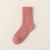 4 Pairs of Female Terry Winter Heating In The Ultra Thick Soft Waxy Held On Wool Tube Socks