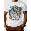 T-shirt in Cotone Grafica Uomo Drago & Guerriero - Taglio Ampio Casual con Stampa Vivace, Manica Corta Girocollo, Stile Sportivo per Tutte le Stagioni