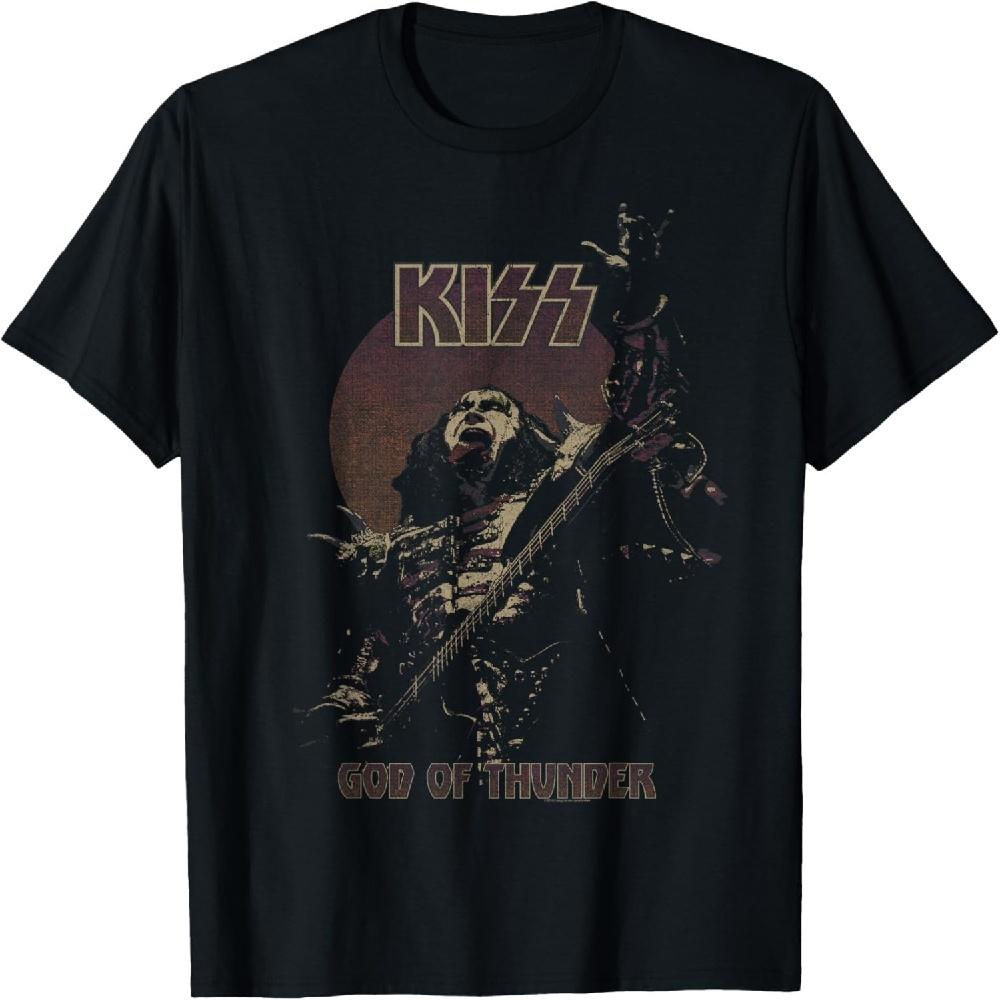 KISS - God Of Thunder T-Shirt, Black S