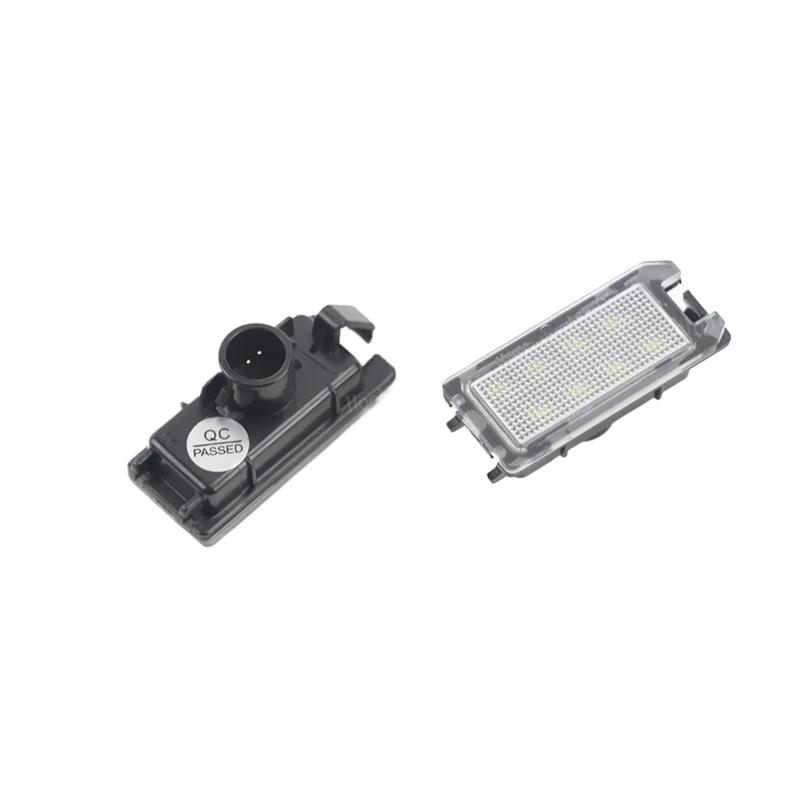 2Pcs LED Number License Plate Light 12V SMD Number Lamp For Jeep Grand Cherokee Compass Patriot Dodge Viper 2014-2017 Fiat 500