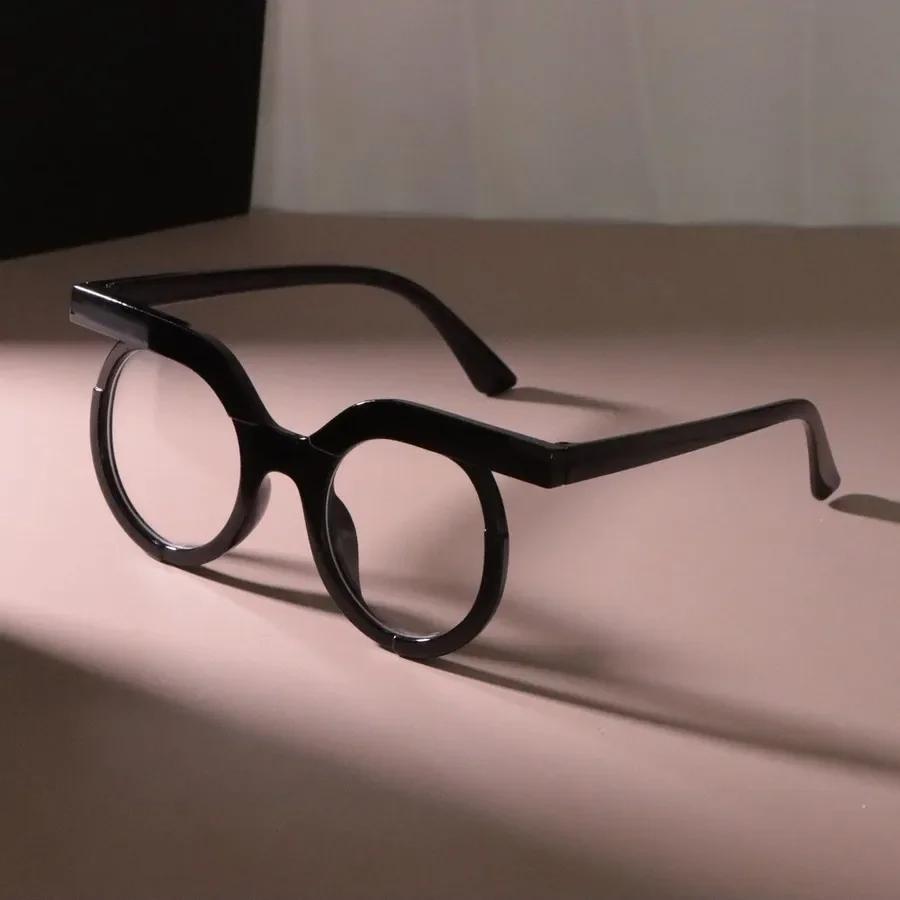 Casual Cat Eye Round Women Men Glasses Lovely Brand Designer Transparent Clear Optical Eyeglasses Fashion Frames