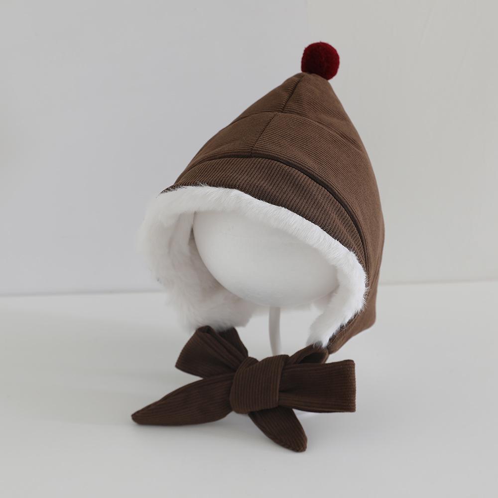 Entegre Peluş Boyunluk ve Kulak Korumalı Unisex Çocuk Kışlık Peluş Şapka