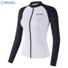 Korean Women's Quick-Dry Long-Sleeve Sun Protection Swimsuit for Surfing and Snorkeling