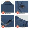 Boys Formal Suit Set Double Breasted Blazer Long Sleeve Shirt Tie Pants Kids Outfit for Wedding Party School Performance 2-12 Y
