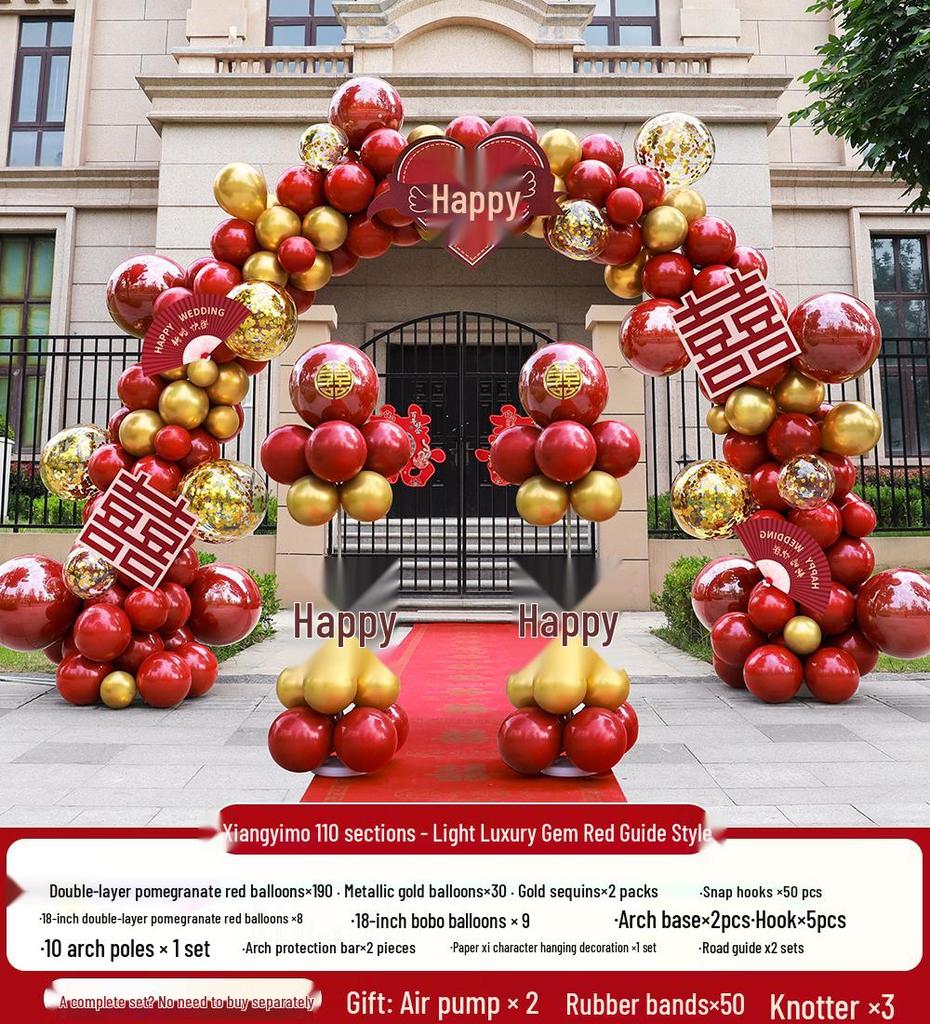 Wedding Balloon Arch Stand for Outdoor Aisle or Doorway Decoration
