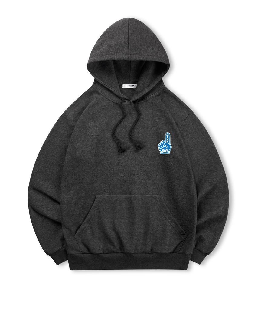 [Non-Fleece Or Fleece-Lined] Number One Printed Hooded Sweatshirt (Type A)