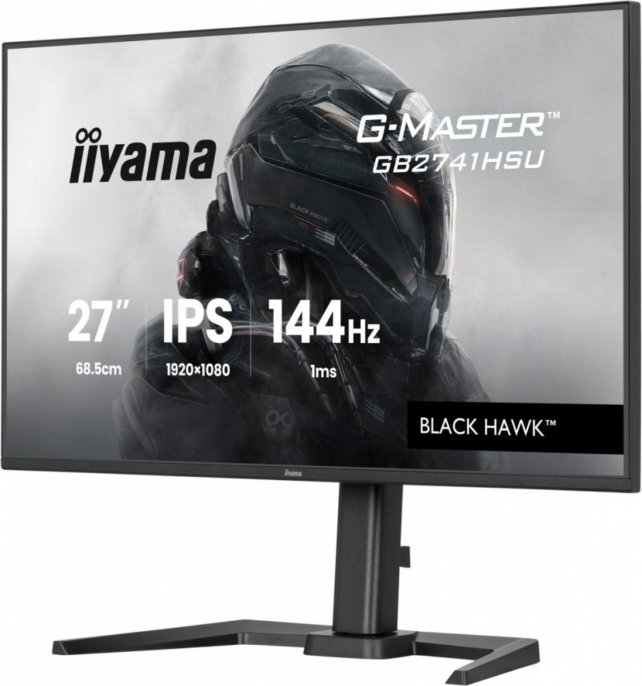 Monitor 27 inches GB2741HSU-B1 IPS,FHD,144Hz,1ms,2xUSB,350cd,HDMI,DP, HAS (150) PIVOT