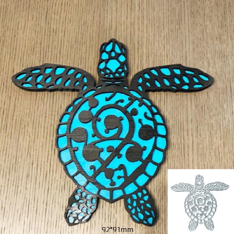 Schildkröten Stanzformen Schablonen Kohlenstoffstahl Stanzschablonen für Feiertagskartenherstellung Album Scrapbooking Dekoration