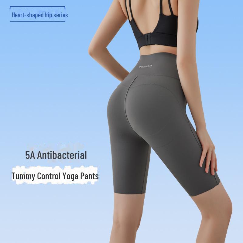 Lulu Women's High Waist Shark Yoga Shorts - Thin, Summer Sports Cycling Pants