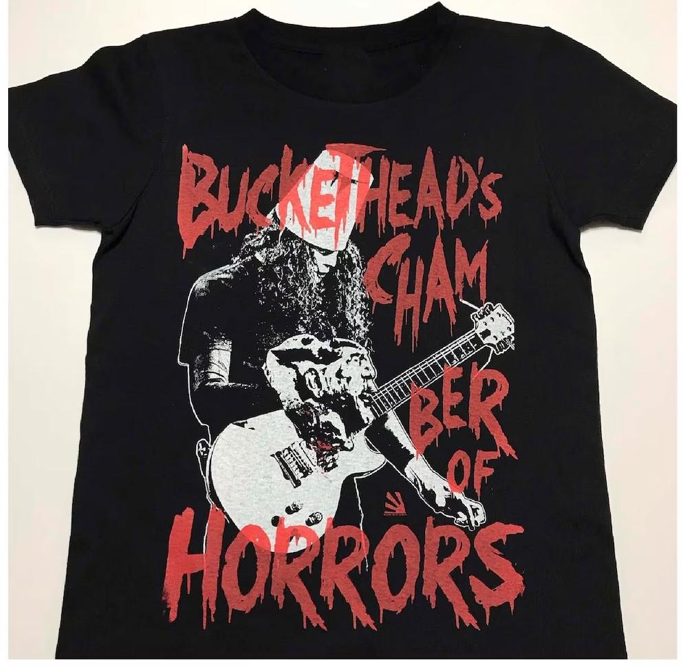 Винтажная футболка Buckethead - CHAMBER OF HORRORS Черная Все размеры S-5XL Унисекс S