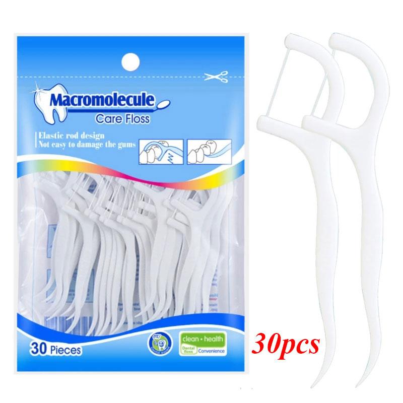 Brush floss picks Clearance