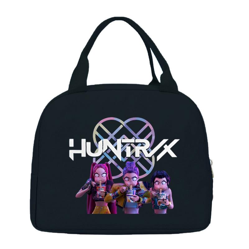 Cartoon Animation Academy Meal Bag Student Thermal Insulation Lunch Box Bag Office Workers Handheld Bento Bag