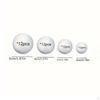 48x Foam Balls Sphere 6 Sizes Kids Round Polystyrene for Wedding Home Modeling Science