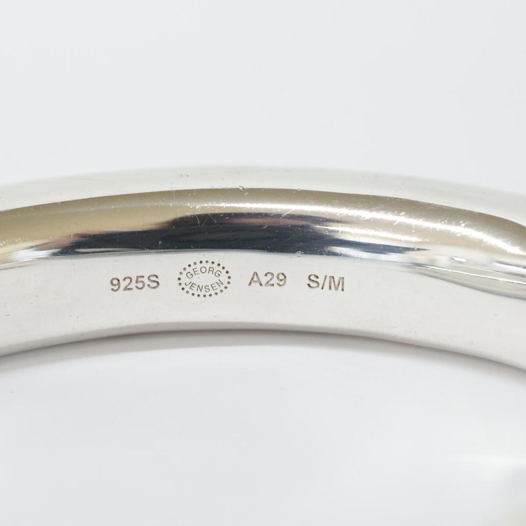 GEORG JENSEN #A29 925S Aura Bangle S/M SilverUsed