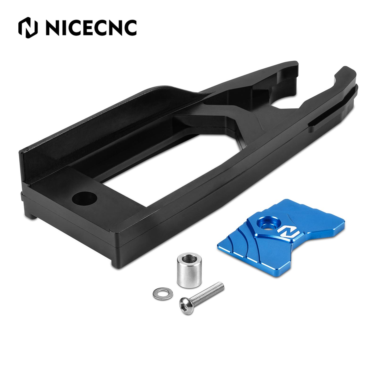 NICECNC Raptor 700 ATV Rear Swingarm Chain Guide Guard Case Saver for Yamaha Raptor 700 700R SE 2006-2025 2009 2024 2008 2023