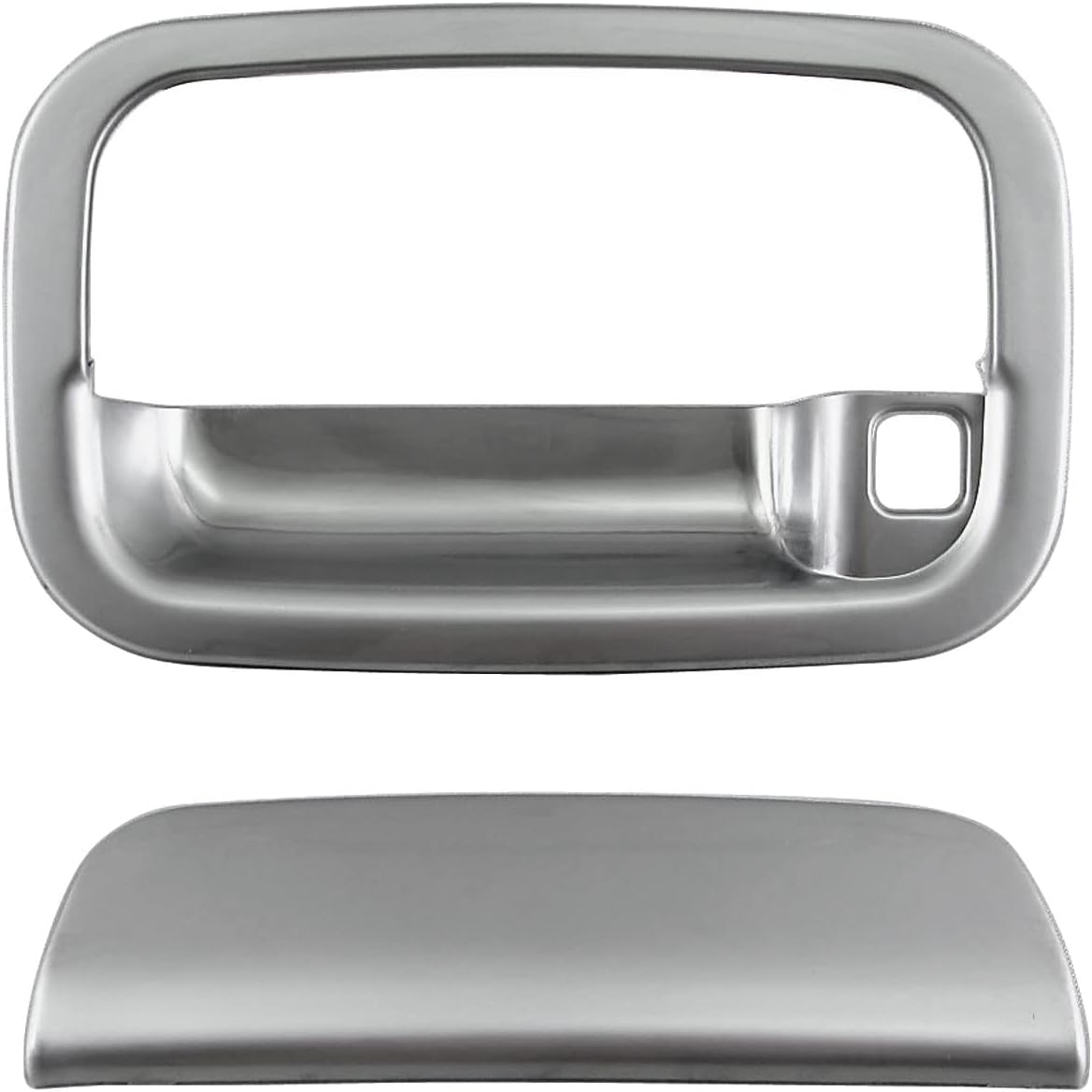 

BRIGHTZ Carol HB25S Door Handle Covers and Rear Hatch Knob Plate Satin Silver Set, [REA-DHC-029]