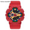Neue Mode Trendy Jugend männer und frauen Uhren Outdoor Wasserdicht Leuchtende Multifunktions Elektronische Uhr