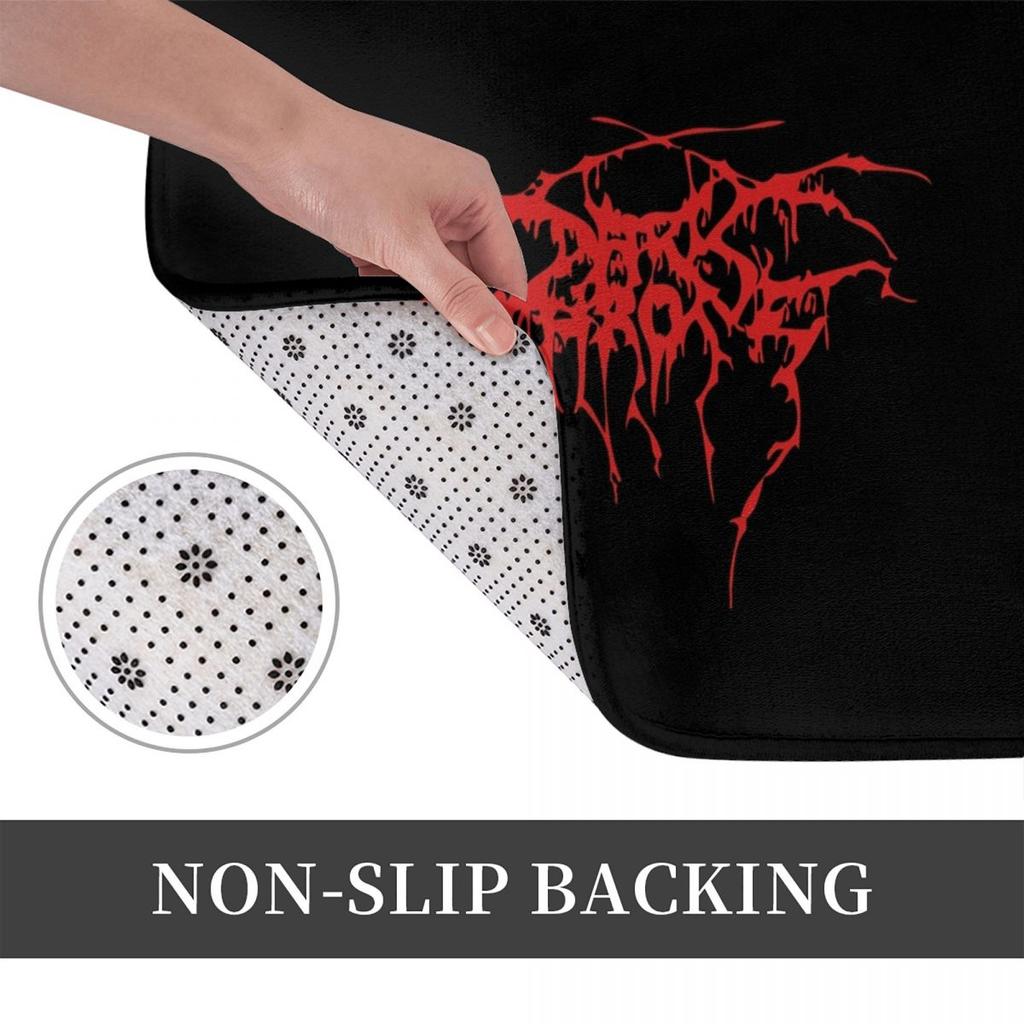 Darkthrone Norwegian Black Metal Band Non-slip Doormat Floor Mat Absorbent Mat Carpet Rug for  Bathroom Living room Footpad Mats