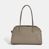 New Large-capacity Boston Bag Women's Commuter First-layer Cowhide Tote Bag Single Shoulder Axillary Bag High-end Bowling Bag