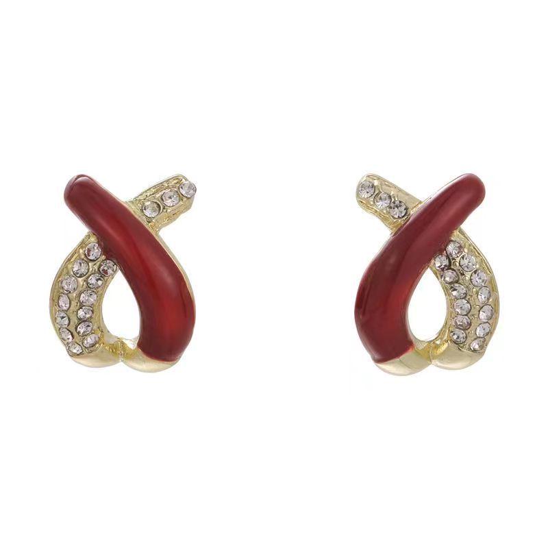 Mingqing Fashion S925 Silver Temperament Stud Earrings