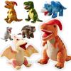 Kawaii plyšový dinosaurus měkká plyšová hračka Velociraptor Pterosaurus Tyrannosaurus Rex Triceratops Dekorace do domácnosti plyšový dárek