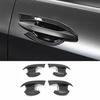 For Kia Sportage NQ5    Carbon Fiber Side Door Handle Cover Door Bowl Trim Protector Garnish Sticker Accessories