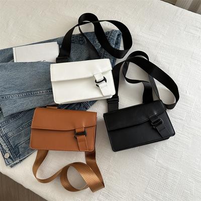 Sac Carré Petit pour Téléphone Portable Tendance Sac Bandoulière Simple et Tendance Printemps Nouveau Décontracté Style Coréen Sac à Épaule Tendance
