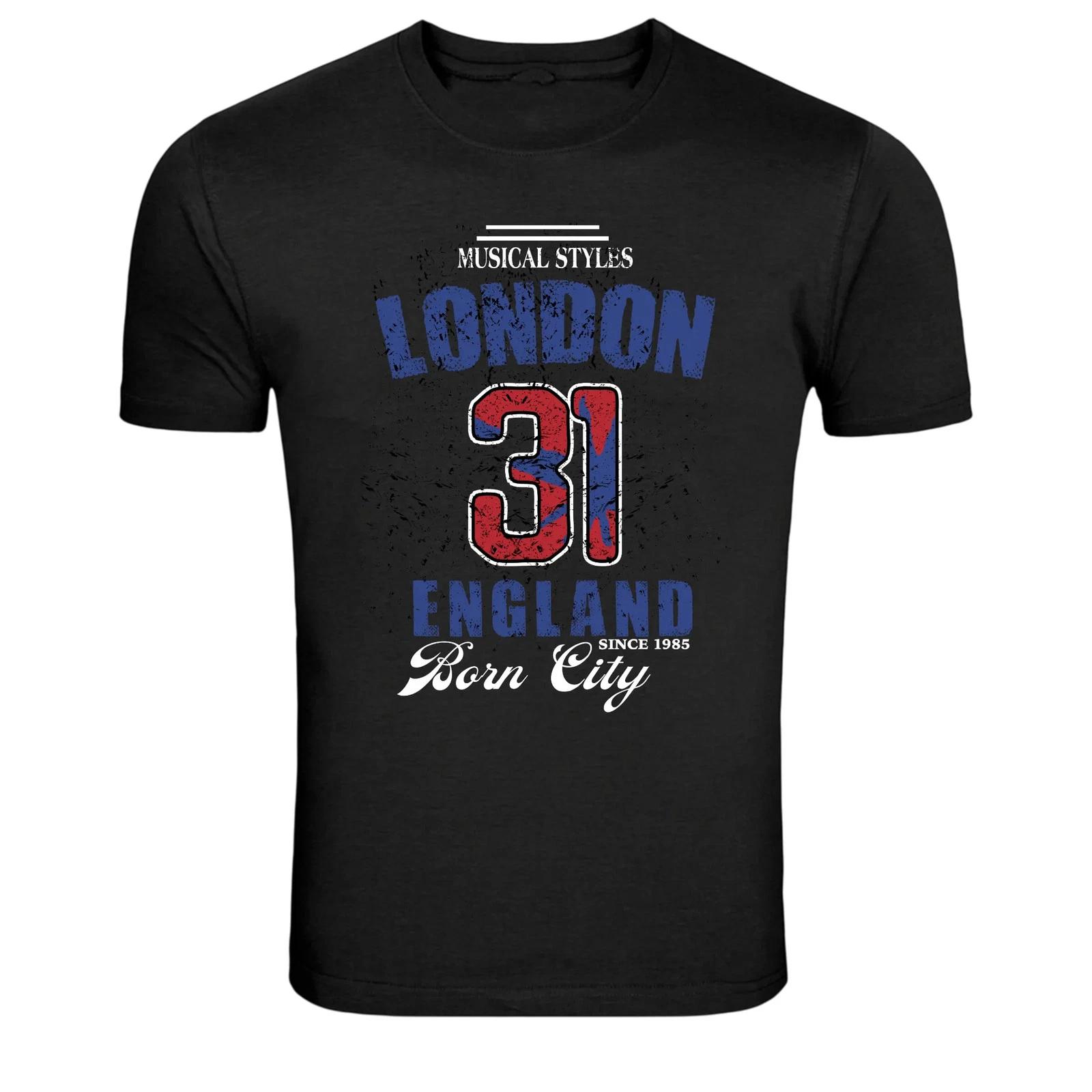 London England 31 Born City Vintage Graphic T-Shirt S