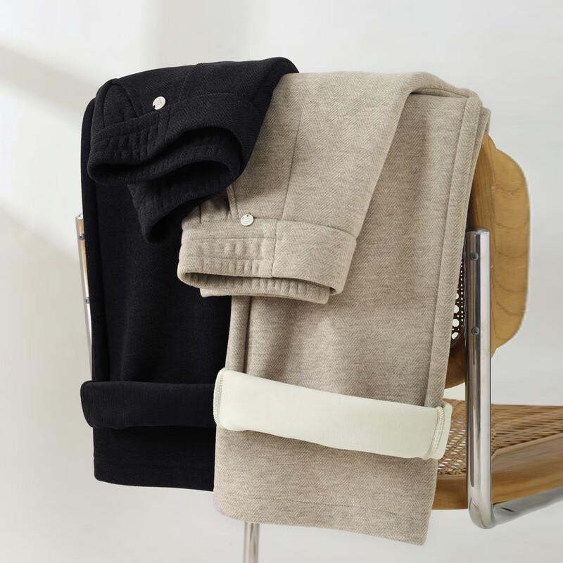 Hodo Women's High-Waist Loose Fit Straight-Leg Trousers