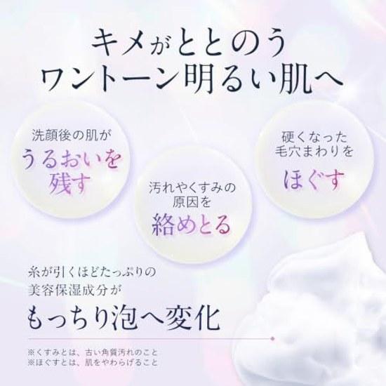 Ateneer Dress Snow Facial Wash 120g Cleanser Adhering Foam Cleansing Aging Care Refreshing Moisture